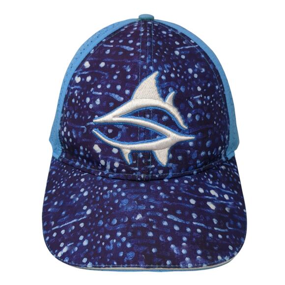 Loco Kaile Snapback Hat Blue One Size Adjustable Embroidered Mesh Back - Picture 1 of 8